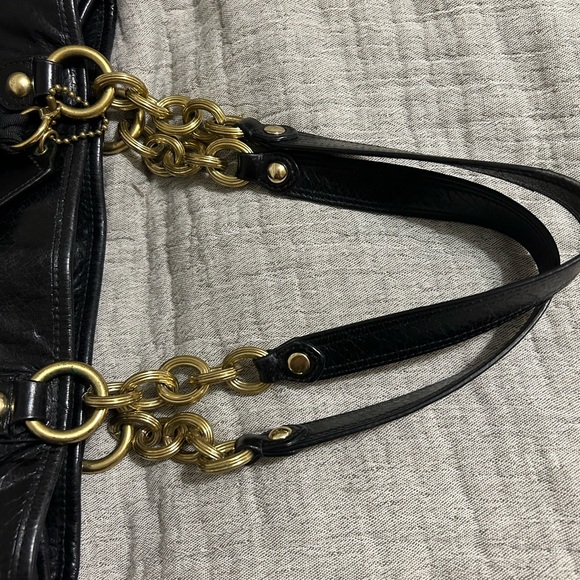 Coach vintage black leather purse - Picture 7 of 11
